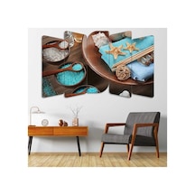 Masaj, Spa, Deniz Yıldızı - 5 Parçalı Tablo Görsel - 702504415 Görsel