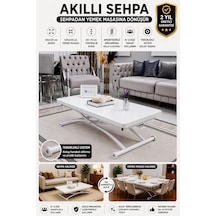 Juppo Üst Tabla Mdf Beyaz Oval Köşe Alt Beyaz Dışa Kıvrım