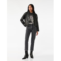 Koton Standart Bel Düz Paça Düğmeli Cepli Straight Fit Jean Pantolon - Straight Jeans Antrasit 6wal40164md Antrasit Koton Standart Bel Düz Paça Düğmeli Cepli Straight Fit Jean Pantolon - Straight Jeans Antrasit 6wal40164md Antrasit