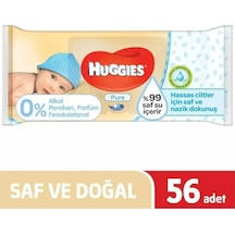 Huggies Yenidoğan Doğal Bakım Islak Havlu 56'Lı