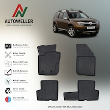 Dacia Duster 2009-2017 Uyumlu Havuzlu Oto Paspas 4x2