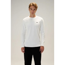 Ellesse Erkek Uzun Kollu Tişört Beyaz