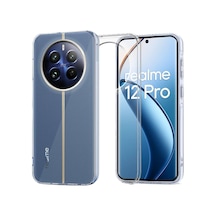 12 Pro Plus Kılıf Lüx Şeffaf Silikon