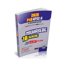 P48 Kpss A Grubu Muhasebe 10 Deneme Tamamı Çözümlü Savaş Yayınları 2026