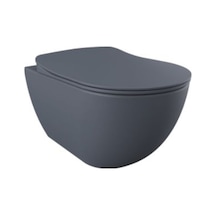 Creavit Fe320 Free Asma Klozet ve Yavaş Kapak - Basalt Mat