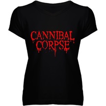 Cannibal Corpse Kadın V Yaka Tişört