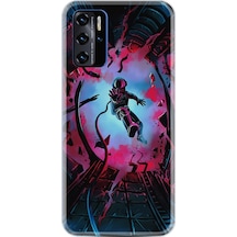 Reeder P13 Blue 2021 Kılıf Boyun Askılı Astronot Attack 1702 Siyah