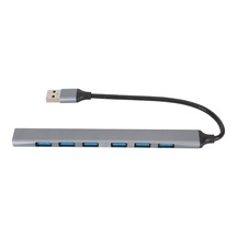 Vkemall Usb Hub 7 Portlu 1xusb 3.0 5gbps + 6xusb 2.0 , Alüminyum Kasa, Taşınabilir, Bilgisayar/laptop İçin, Sürücü Gerektirmez Ads-303a