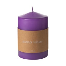 Mudo Home Sütun Mum Mor 7x10 Diğer