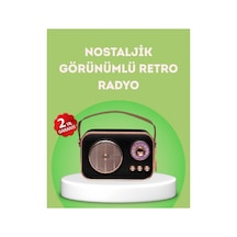 Nostaljik Radyo Usb Ve Fm Özellikli Şık Tasarım
