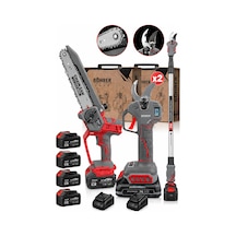 Böhrer Ba011447 30mm Budama Makası + 20cm Budama Testeresi + 2m Teleskopik Kol