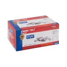 Kraf Zımba Teli 23/10 1000 Adetlik Kutu 10 Paket