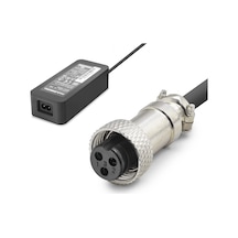 Siyah Scooter Adaptörü 42v 2a 84w 3 Pin 9 Mm
