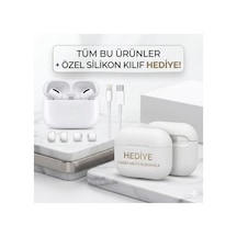 Pro Ios Android Uyumlu Kablosuz Bluetooth Kulaklık Beyaz - 725913405