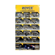 Royce 16 Parça Matkap Spiral Kırıcı Delici Kömür Seti