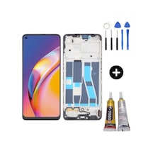 Te Oppo Reno 5 Lite Çıtalı Servis Lcd Dokunmatik Ekran + Montaj Seti