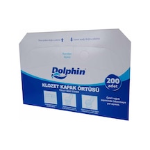 Dolphin Klozet Kapak Örtüsü 200lü Beyaz