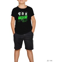 Green Day Group Siyah Çocuk Tişört