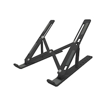 Ayarlanabilir Laptop Standı 7 Kademe Siyah