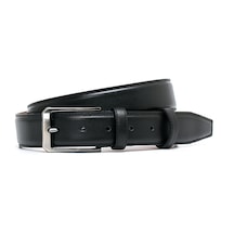 Siyah Erkek F-034-00 Grande Klasik Kemer Genişlik 3.5 Cm