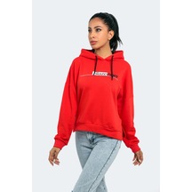 Slazenger ST22WK030 601 Magnet Kadın Sweatshirt Kırmızı