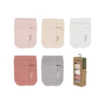 Bistyle Çorap Soket 5li Kutulu Basic Bej Mix Açık Pembe