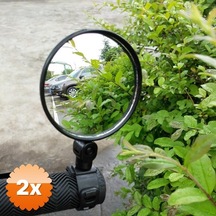 2 Adet Geniş Açılı Scooter Bisiklet Dikiz Aynası
