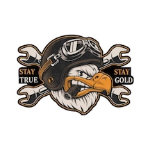 Stay True Stay Gold Sticker