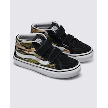 Vans Uy Sk8-mid Reissue V Siyah Yeşil Erkek Çocuk Spor Ayakkabı Karışık