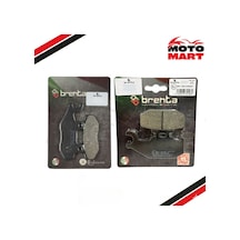 Suzuki Uh 200 Burgman 2014-2016 Ön Ve Arka Balata Takımı Brenta Brt0065