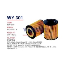 WUNDER WY301 YAĞ FİLTRESİ - OPEL VECTRA 1.8