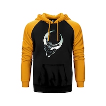 Moon Knight Marc Spector Sarı Renk Reglan Kol Kapşonlu Sweatshirt Sarı