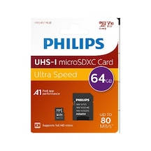 Fm64mp45b/00 64gb Class10 Uhs-ı U1 Tf Adaptörlü Micro Sdxc Hafıza Kartı