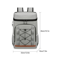 Pazly Termal Yalıtımlı Su Geçirmez Sırt Çantası - Erkekler İçin Isı Koruyucu Yemek Çantası, Çok Renkli Çok Renkli