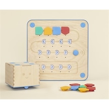 Primo Cubetto Çocuklar İçin Okul Öncesi Ahşap Robotik Kodlama Set