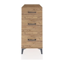 Kronos Komodin 3 Çekmeceli 44x59x96 Çam-çam Çam