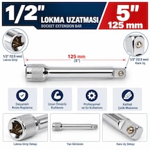 1/2 Lokma Uzatma Ara Kolu 125mm