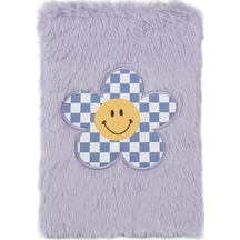Syloon A5 Peluş Mor Yıldızlı Defter