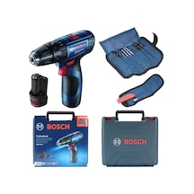 Bosch Professional GSB 120-Li 2x2Ah Çift Akülü Darbeli Delme Vidalama + 23 Parça Set - 06019G8102