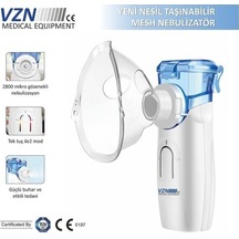 Medikaltec Vzn Yeni Nesil Şarj Edilebilir Tasinilabilir Mesh Nebulizator Cihazı
