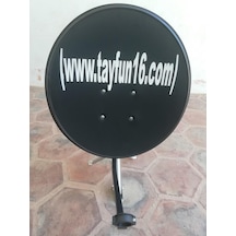 Siyah 70 Cm Full Hd 4k Uydu Çanak Anteni-antrasit