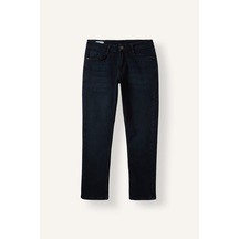 Defacto Pedro Slim Fit Yıkama Efektli Jean Pantolon I4070ax26aunm83 İndigo-nm83