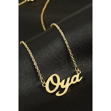 Oya - 583 - İsimli - Shophnrl - Kolye -sarı altın