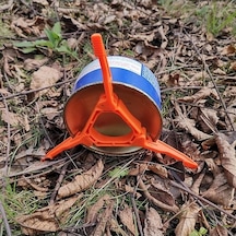 Ankatek Katlanabilir Gaz Tankı Standı Açık Kamp Yürüyüş Pişirme Ocağı Gaz Kartuşu Teneke Kutu Tripod Ayak Dayama Yeri Uk Turuncu Turuncu