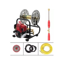 Gardenpro GP-900/4T Makaralı 4 Zamanlı İlaçlama Makinesi 25 M Hortum