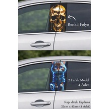 Yeni Bir Dokunuş Kapı Direk Folyo Sticker Etiket
