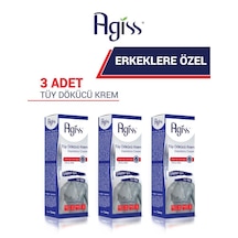 Agiss Erıkeklere Özel Tüy Dökücü Krem 3 lü Paket