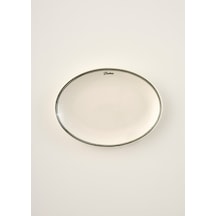 Bella Maison Bonheur Porselen Sunum Tabağı Yeşil 33 Cm Yeşil