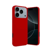 Apple İphone 17 Pro/18 Pro First Silikon - Kırmızı 0.2M-Çok Renkli