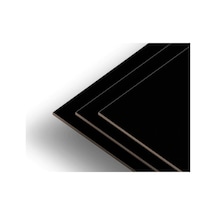 Ecs 3-4-5-8-18 Mm Mdf Parlak Siyah - Laminat Kaplı Özel Ölçü